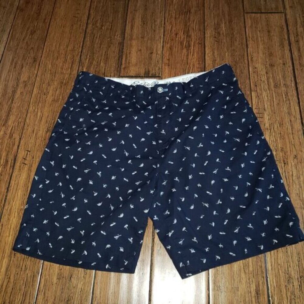 Eddie Bauer Legend Wash Men's‎ Shorts Fly Fishing Flies Size 38 (37) Flat (B19)
